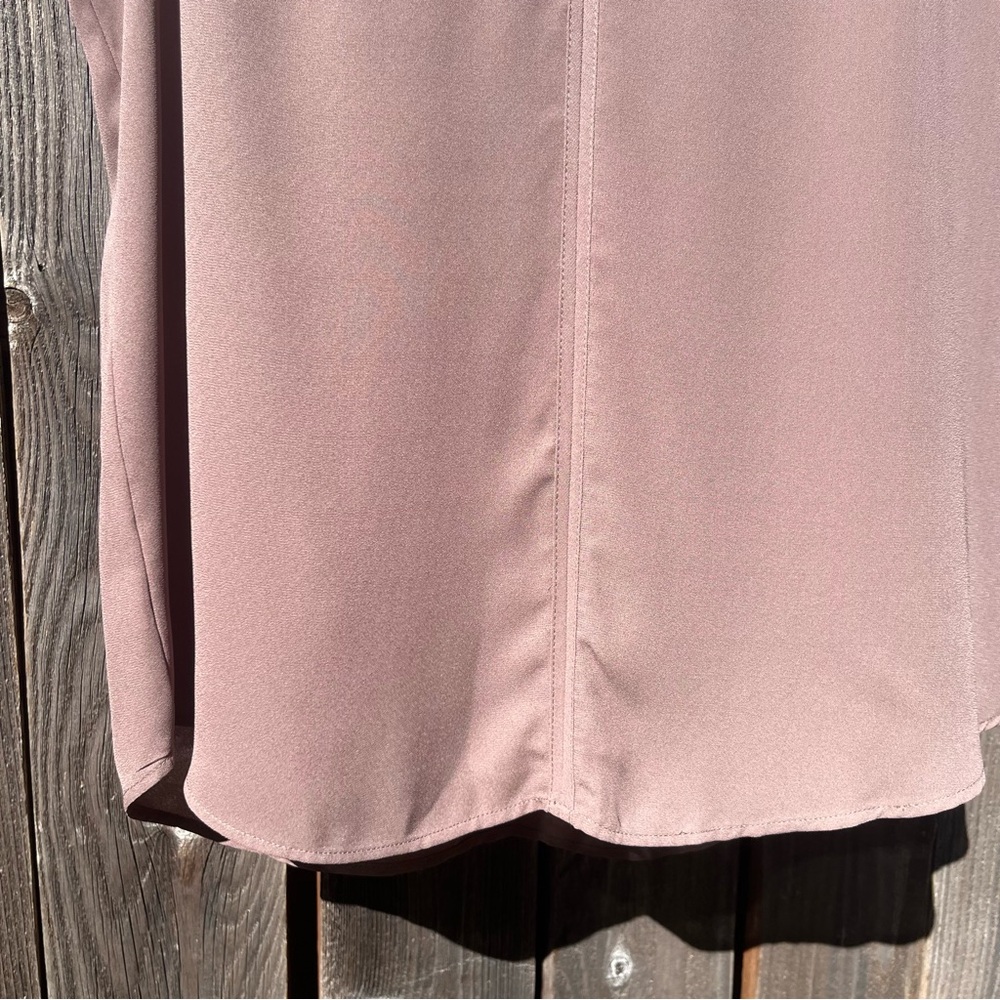 Loft taupe lace sleeveless blouse top size small - Picture 5 of 14